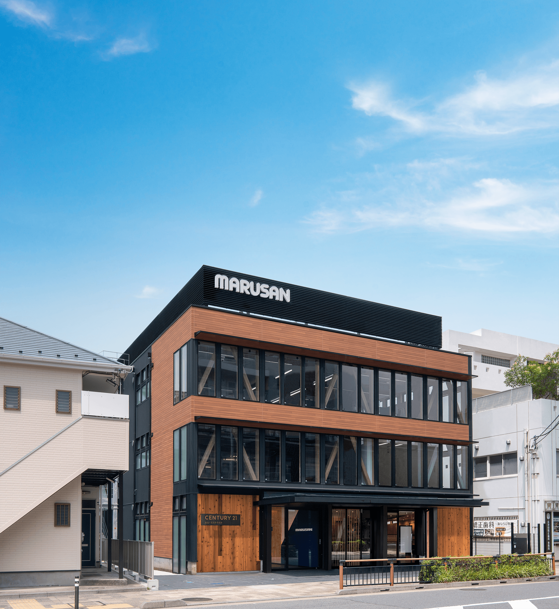 丸産技研新社屋ビル外観(合成)